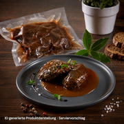 Schweine Bäckchen „Mainzer Marktfrühstück“
